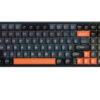 BÀN PHÍM CƠ GAMING AULA S100 (ĐEN+XÁM+CAM/ BROWN SWITCH/ LED RAINBOW)
