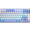 BÀN PHÍM CƠ GAMING AULA S100 PRO (XANH DƯƠNG+TRẮNG+TÍM/ RED SWITCH/ LED RAINBOW)