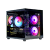 VỎ CASE VITRA CRYSTAL S1 BLACK (M-ATX/KHÔNG FAN)