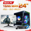 TẶNG KÈM MÀN HÌNH 24 Inch {Core I5 10400F | GTX1060 3G | Ram 16G | NVME 256G}