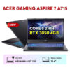 ACER GAMING ASPIRE 7 A715-59G-59RD NH.DXUSV.001 (CORE™ 5 210H | 16GB | 512GB | RTX 3050 4GB | 15.6 INCH FHD 144HZ | WIN 11 | ĐEN)