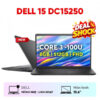 LAPTOP DELL 15 DC15250 CORE 3 -100U/ 8GB/ 512GB SSD/ 15.6" FHD/ CAM & MIC/ BT/ US ENG KB/ 3 CELL/ CARBON BLACK_NK